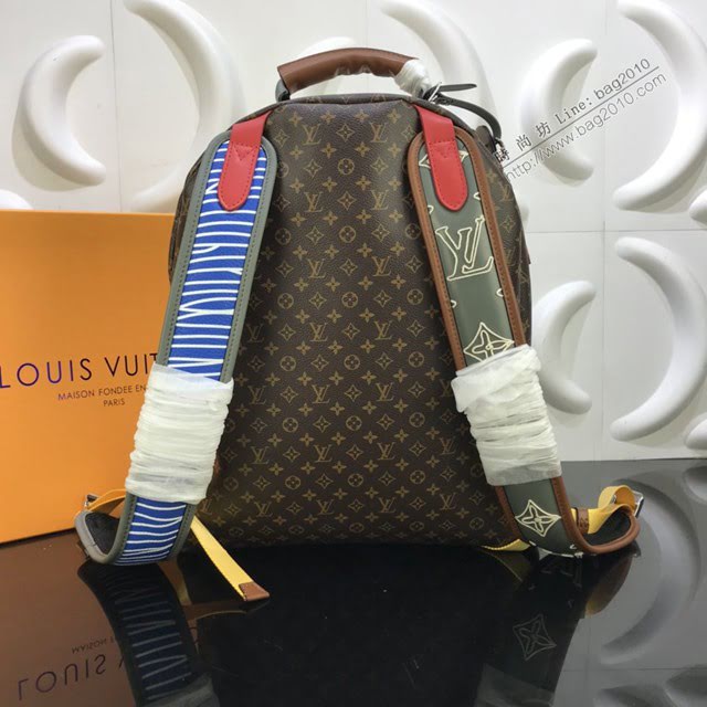 LV包包 LV新款雙肩包 M56853 新款Backpack小花背包 LV雙肩後背包  ydh3669